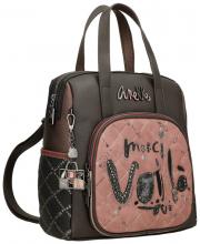 herbstlicher Damenrucksack grau altrosa Anekke Mademoiselle Parisian