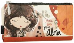 Portemonnaie Anekke Alma orange rot Strass