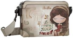 Crossovertasche Anekke Muse Beige bestickt Griechenland