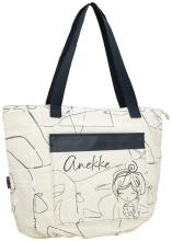Anekke Sophia Beach Bag Tote Canvas Beige