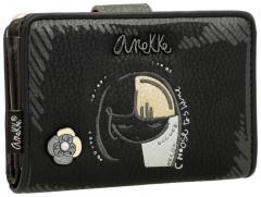 Portmonee Damen schwarz ANEKKE Mademoiselle Nature Koko nachhaltig