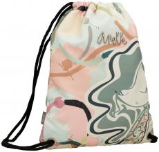 Anekke Turnbeutelrucksack Alma Original grün rosa Logoprint