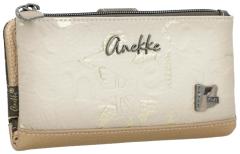 flexible Geldtasche Prägung beige braun Anekke Muse Bloom