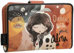 Anekke Alma Geldbörse bunt orange Spanien Glitzer klappbar