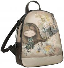 Cityrucksack Real Anekke Diebstahlsicheres Hauptfach Buntes Design