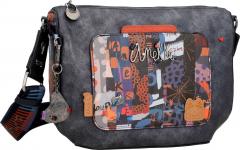 Anekke Umhängetasche blau metallic bunt Contemporary Kyomu Webgurt