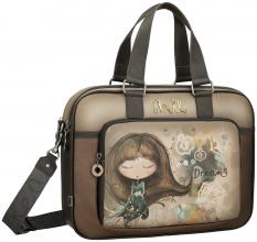 Anekke Businesstasche Damen Real herbstlich Erdtöne funkelnd Metallic