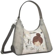 Anekke Hobo Tasche Sophia Grau Schimmer