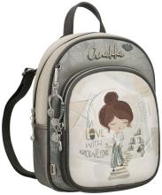 Citybackpack Anekke Sophia Metallicakzente hellbeige