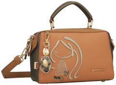 Anekke sytlische Kurzgrifftasche orange Sophia bestickt Gaia