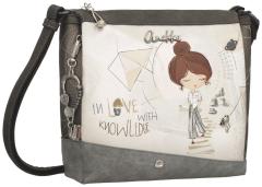 Umhängetasche Sophia schimmernd Anekke filigrane Glitzersteine antik