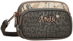 Crossbody bag Anekke Real Intentions Metallic glänzend anthrazit gold