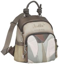 kompakter Alltagsrucksack taupe bunt Nieten Anekke Sophia Auralis