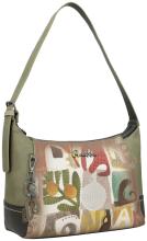 Hobotasche Anekke Amphora Griechenland olivgrün Ziernieten bronze Metallic