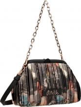 Anekke originelle Handtasche Bügelverschluss Shoen plissiert