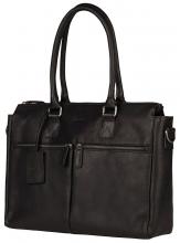 Burkely Herrentasche Leder Antique Avery schwarz