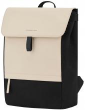 Kapten & Son Rucksack wasserabweisend Cream Black Fyn Überschlag