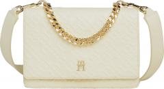 Tommy Hilfiger Überschlagtasche TH Refined Med Crossover Interlock Prägung