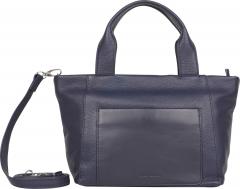 Gerry Weber Lederhandtasche Ascona Dunkelblau crossover