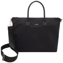 L.Credi Damentasche klassisch schwarz Nylon Pura vegan