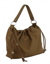 Beuteltasche Leder Gianni Chiarini Peonia Cuoio Cognac