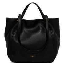 Beuteltasche Leder Gianni Chiarini Tulip Nero schwarz Nietenapplikation