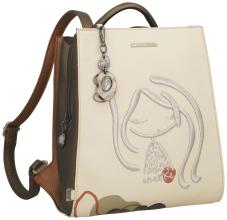 Anekke Tagesrucksack Sophia Gaia Beige Stickereien 