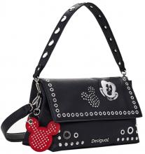 rockige Überschlagtasche Venecia 2.0 Mickey schwarz