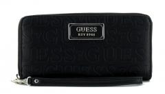 Brieftasche Guess Kamryn SLG Black Guess Namensprägung