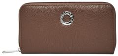 Zipbörse Leder braun Mandarina Duck Wallet Milk Chocolate Mellow Leather