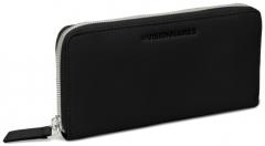 Zip Geldbörse klassisch schwarz Les Visionnaires Lily Soft Grainy