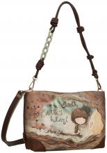 Anekke Handtasche Core Fossilien Glitzer Forscherin Herz