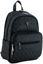 Reiserucksack Guess Wilder Travel Charcoal dunkelgrau Logoprint