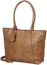Burkely Cool Colbie Businesstasche Damen Leder Croco Cognac