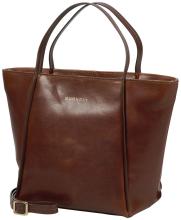 Burkely Fine Florence Mini Kurzgrifftasche Leder Braun