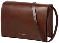 Burkely Fine Florence Überschlagtasche Damen Braun Vintage Leder