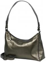 BURKELY Leder Handtasche Creased Crystal Gun Metal 
