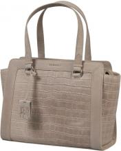 Henkeltasche Reptiloptik grau Burkely Icon Ivy Handbag Light Grey