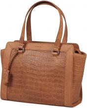 Handtasche Krokodilprägung braun cognac Icon Ivy Burkely