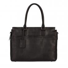 Burkely Laptoptasche Echtleder schwarz Antique Avery Fundamentals 