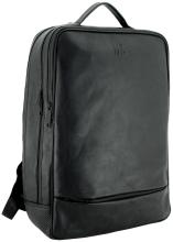 Businessrucksack schwarz Leder Harbour 2nd City Lights Glasgow