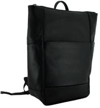 Lederrucksack Harbour 2nd City Lights Dundee schwarz