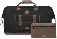 geräumige Travel Bag Cabaia schwarz Trogir Duffle Canvas