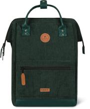 Cabaia Adventurer Medium Rucksack Bremen Cord Dark Green - Grün