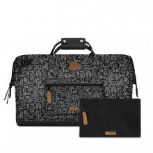 Reisetasche Cabaia Amiens Duffle Black Lavendel Frankreich