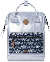 Cityrucksack Cabaia schimmernd Adventurer silver Fiji Medium