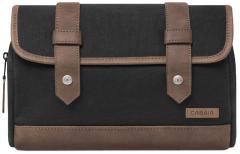 Cabaia Travel Kit Trogir Washbag urban schwarz braun Überschlag