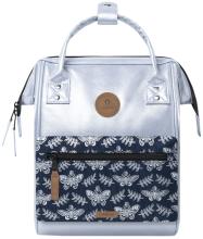 Cabaia schillernder Backpack Small Adventurer silver Fiji Schmetterling