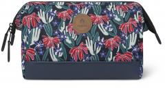 dunkelblau Cabaia Travel Kit Blumen Edea vegan Washbag