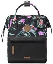 Cabaia Mädchenrucksack Hibiskus schwarz Small Valladolid bunt
